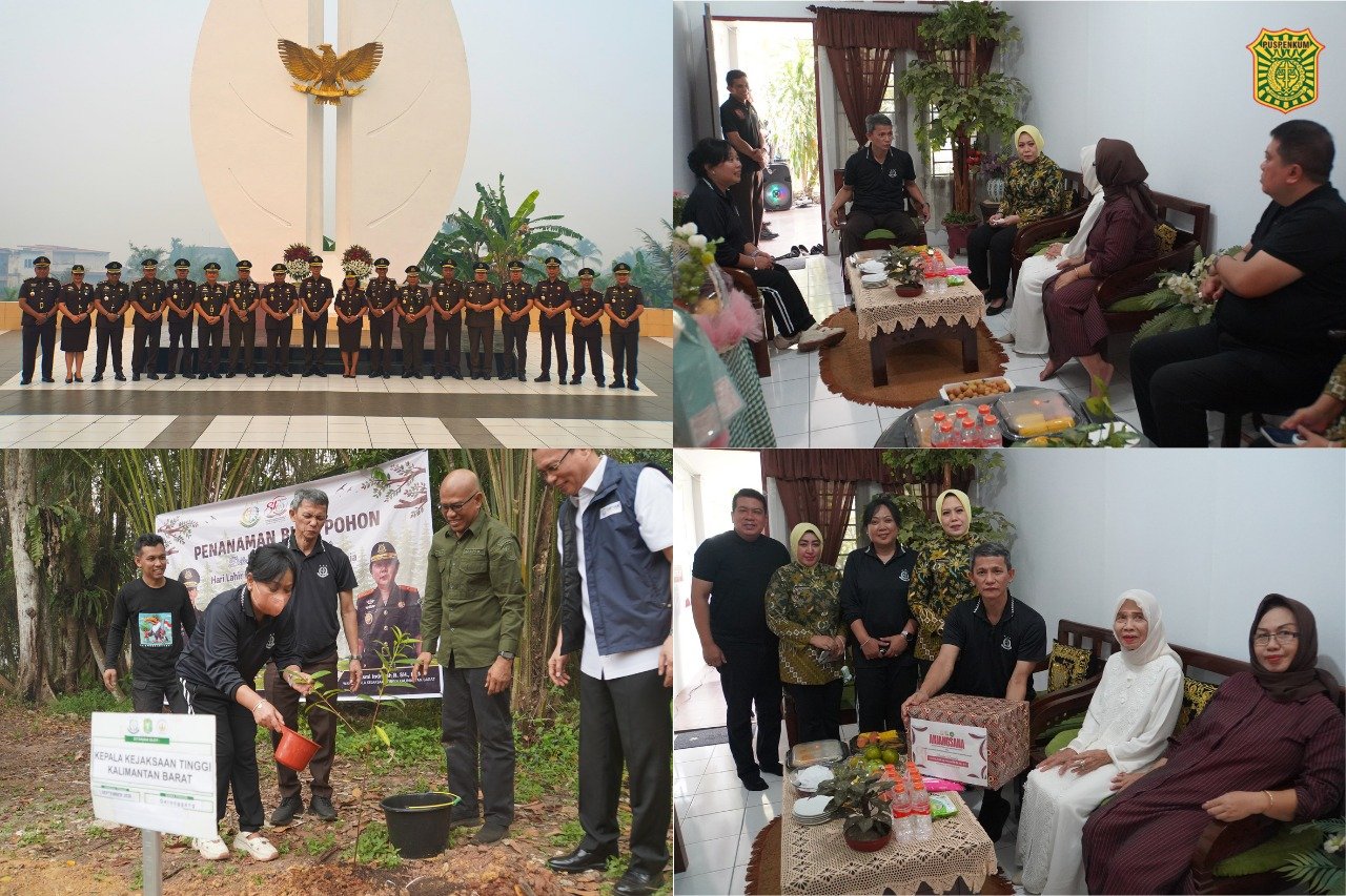 KAJATI KALBAR PIMPIN ZIARAH TMP, LANJUT TANAM 500 POHON DAN BAKTI SOSIAL
